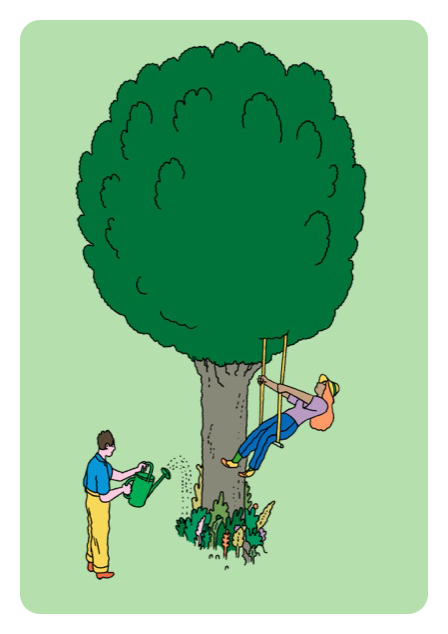 illustration of a couple in a tree, Wacom One Medium Graphics Tablet